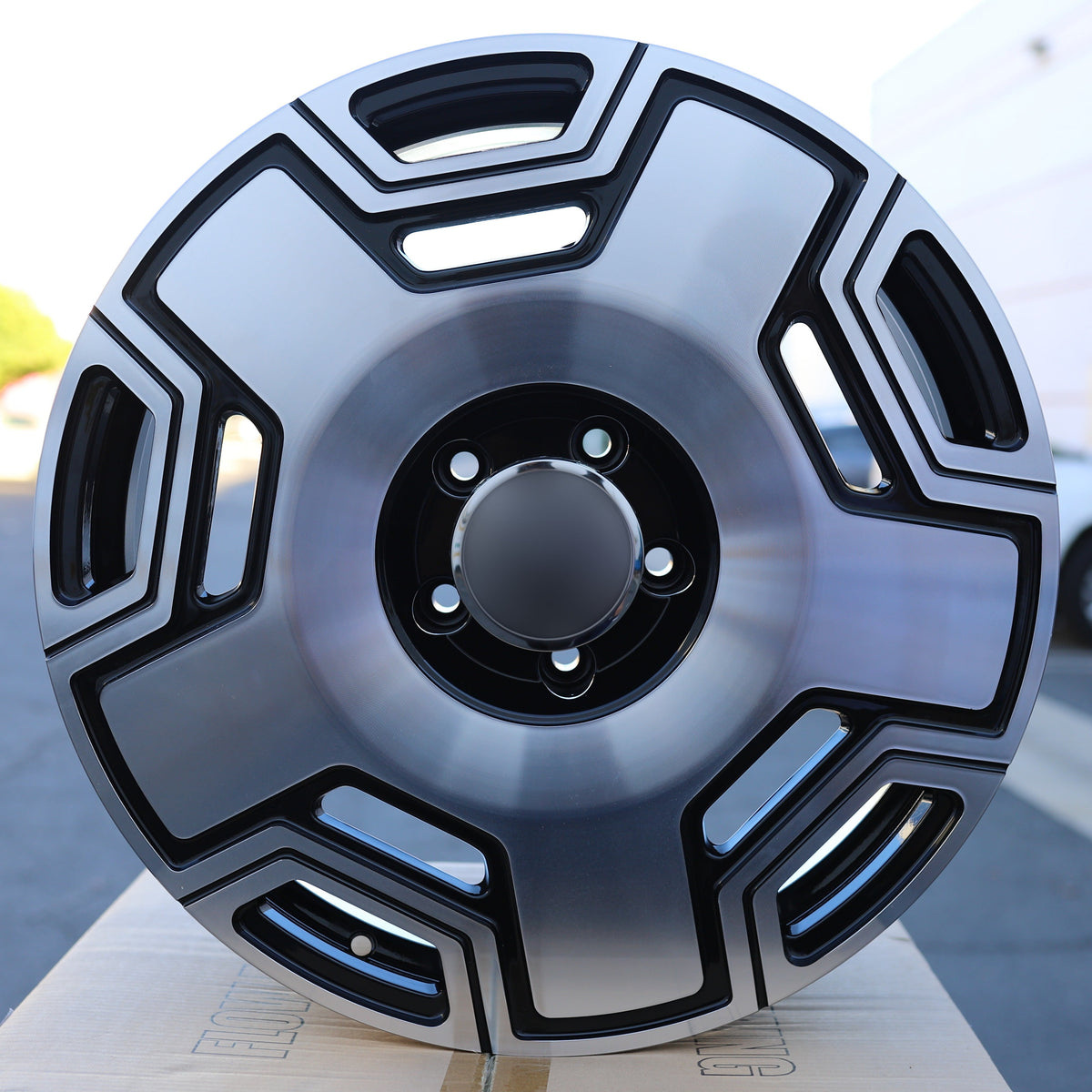 Maybach Style Wheels Black Machine Face | MB24