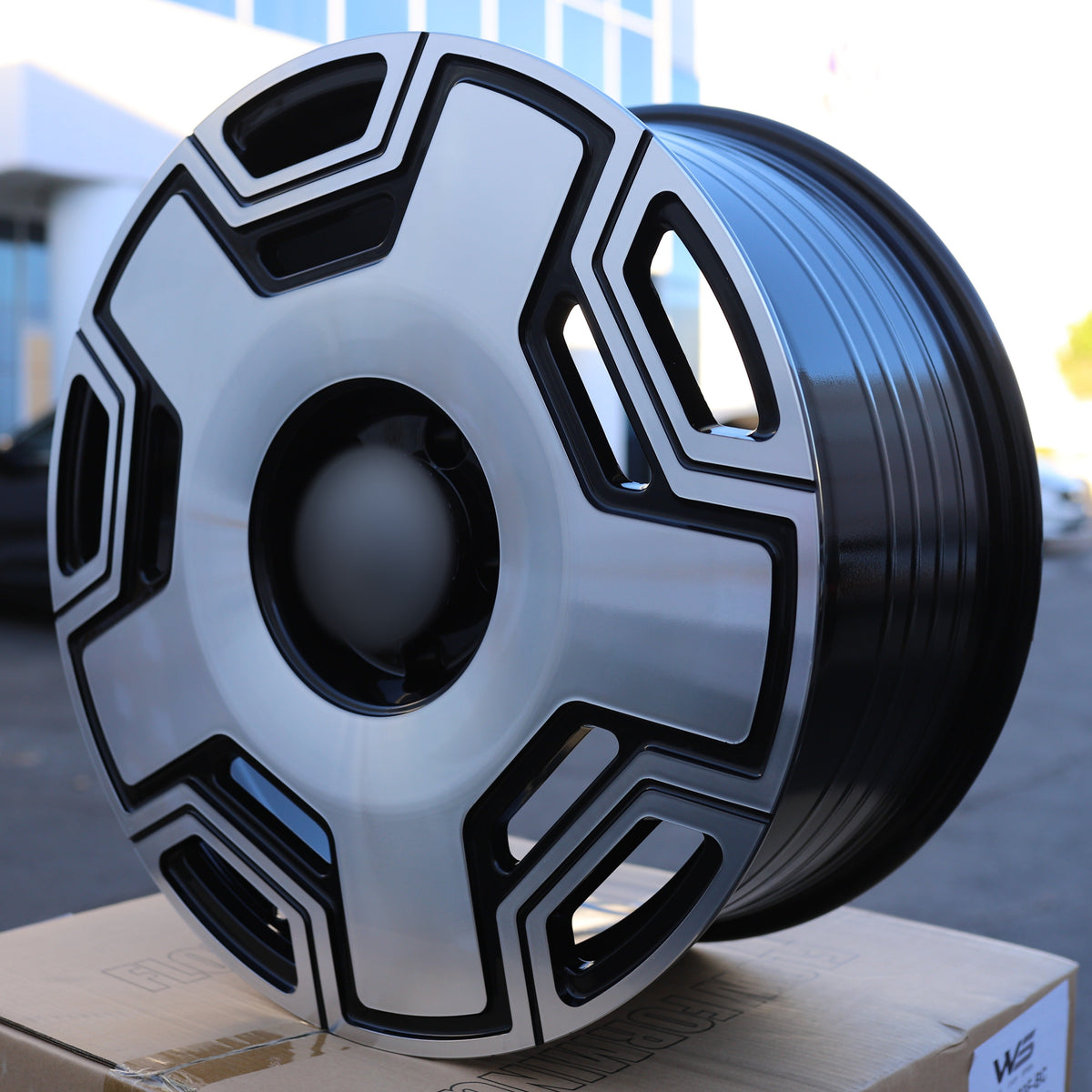 Maybach Style Wheels Black Machine Face | MB24