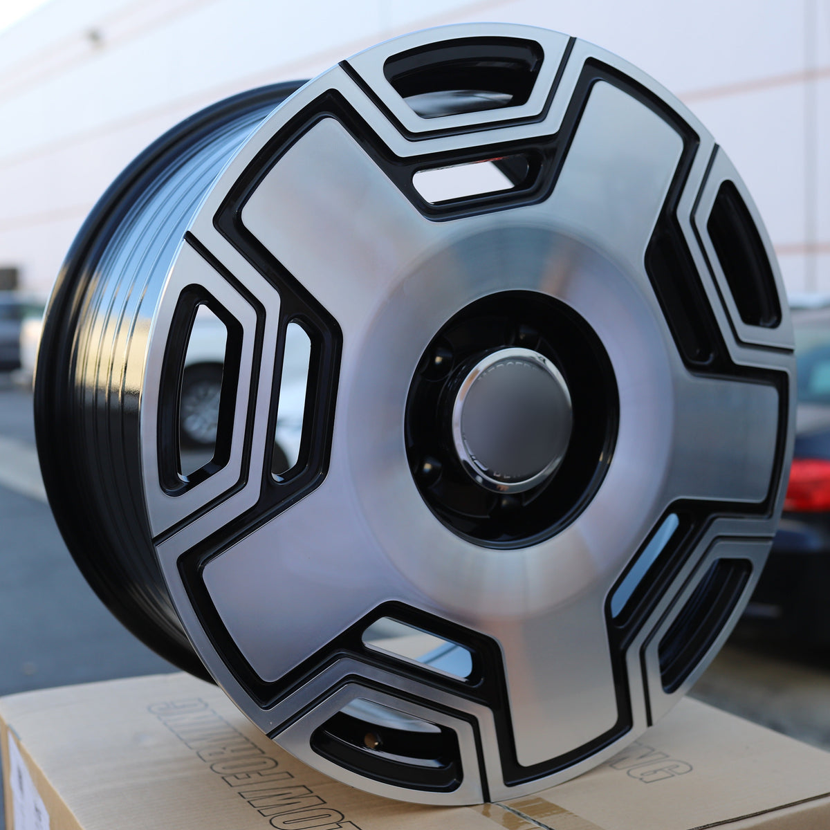 Maybach Style Wheels Black Machine Face | MB24