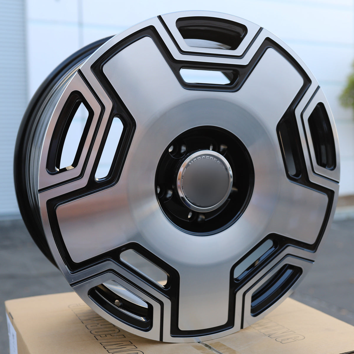 Maybach Style Wheels Black Machine Face | MB24