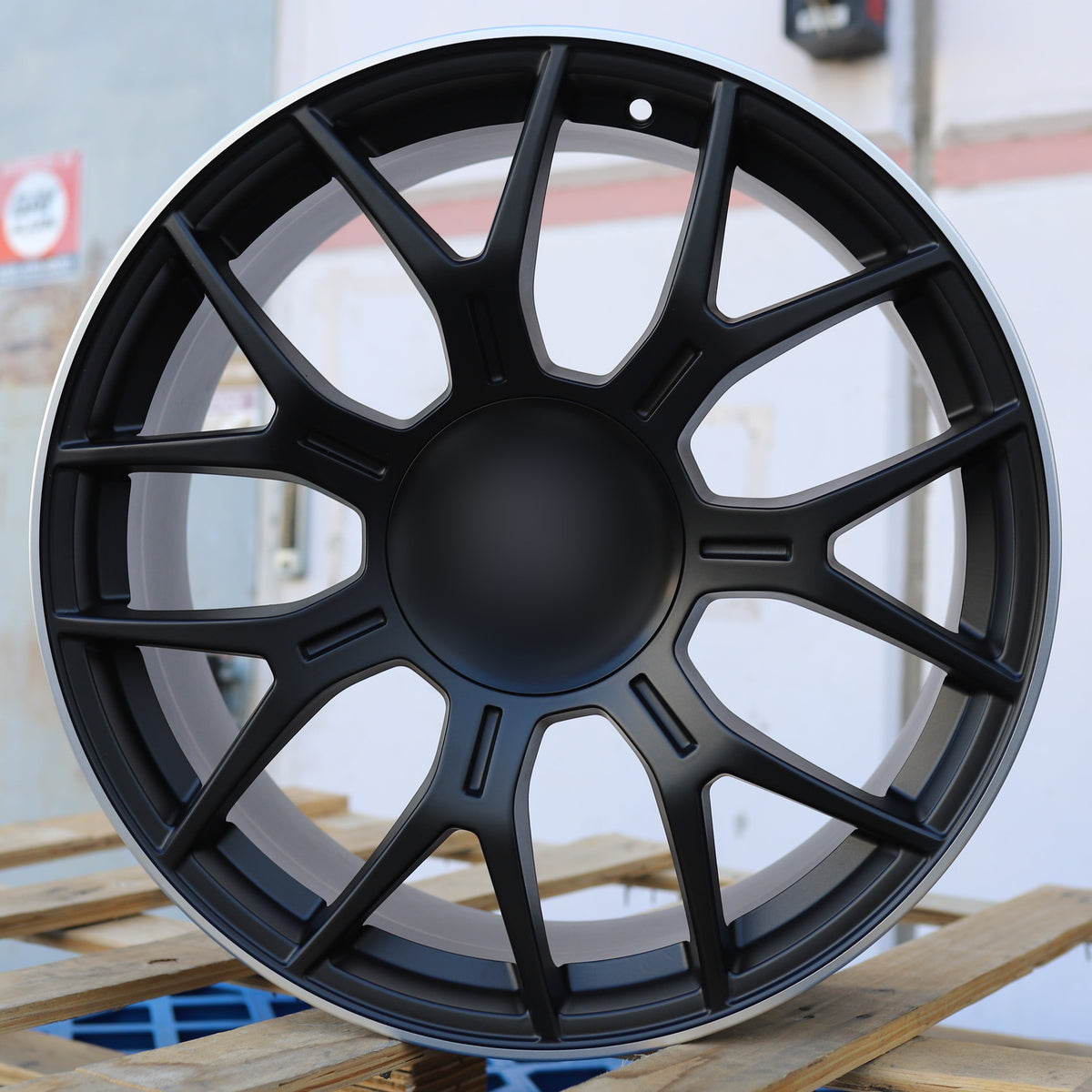 GLC AMG Style Wheels Satin Black Machine Lip | MB26