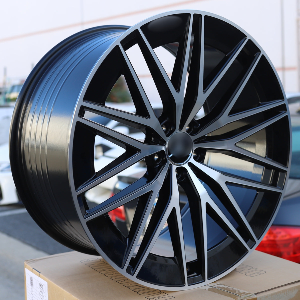 GLE AMG Multi-Spoke Style Wheels Black Machine Face | MB25