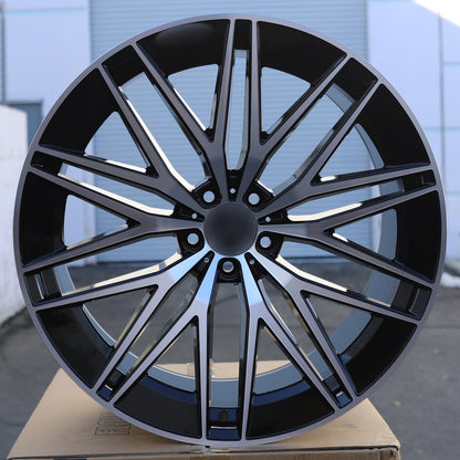 GLE AMG Multi-Spoke Style Wheels Black Machine Face | MB25