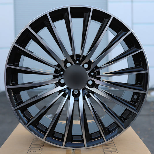 Aftermarket Wheels Black Machine Face | MB29