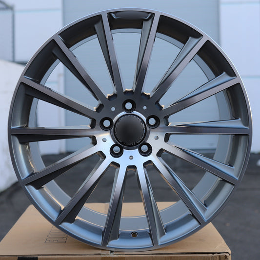 AMG Multi-Spoke Style Wheels Grey Machine Face | MB14