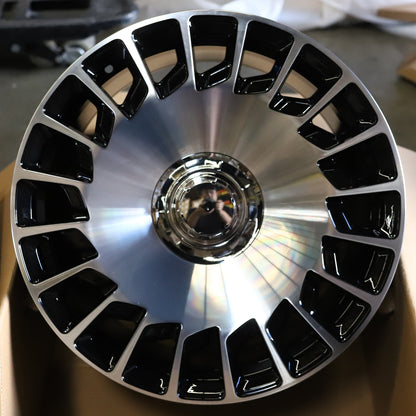 MAYBACH Style Wheels Black Machine Face | MB18
