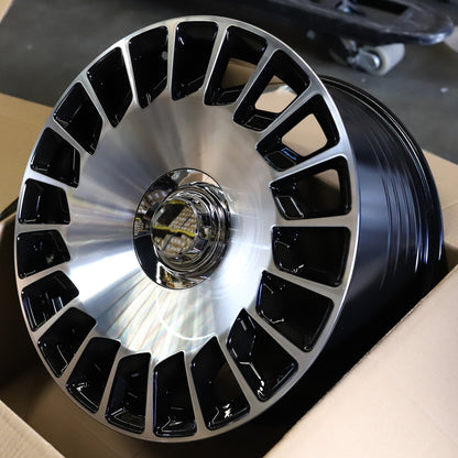 MAYBACH Style Wheels Black Machine Face | MB18