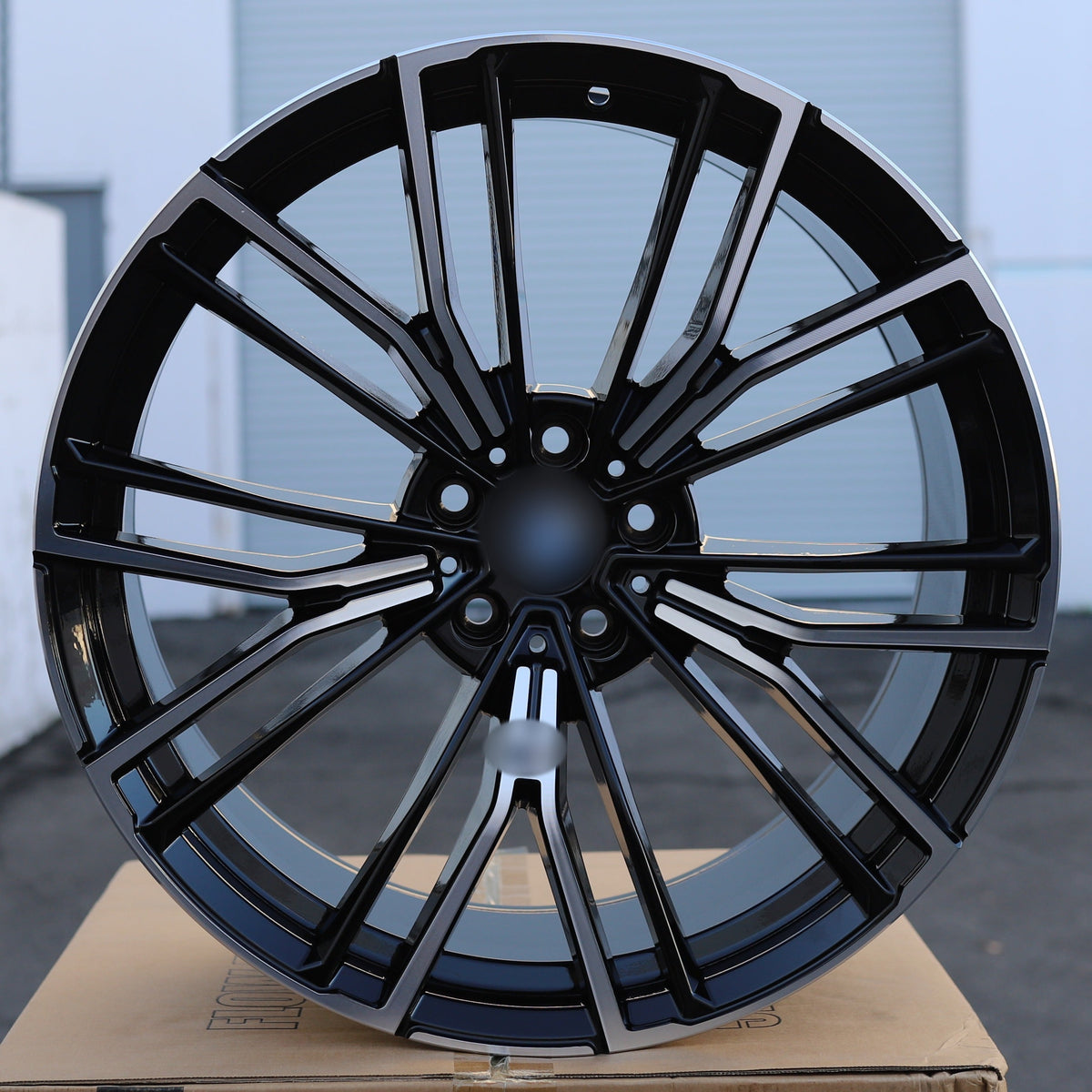 706 Style Wheels Black Machine Face | MS18