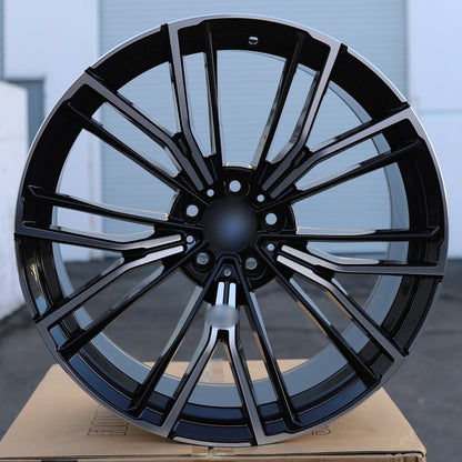 706 Style Wheels Black Machine Face | MS18