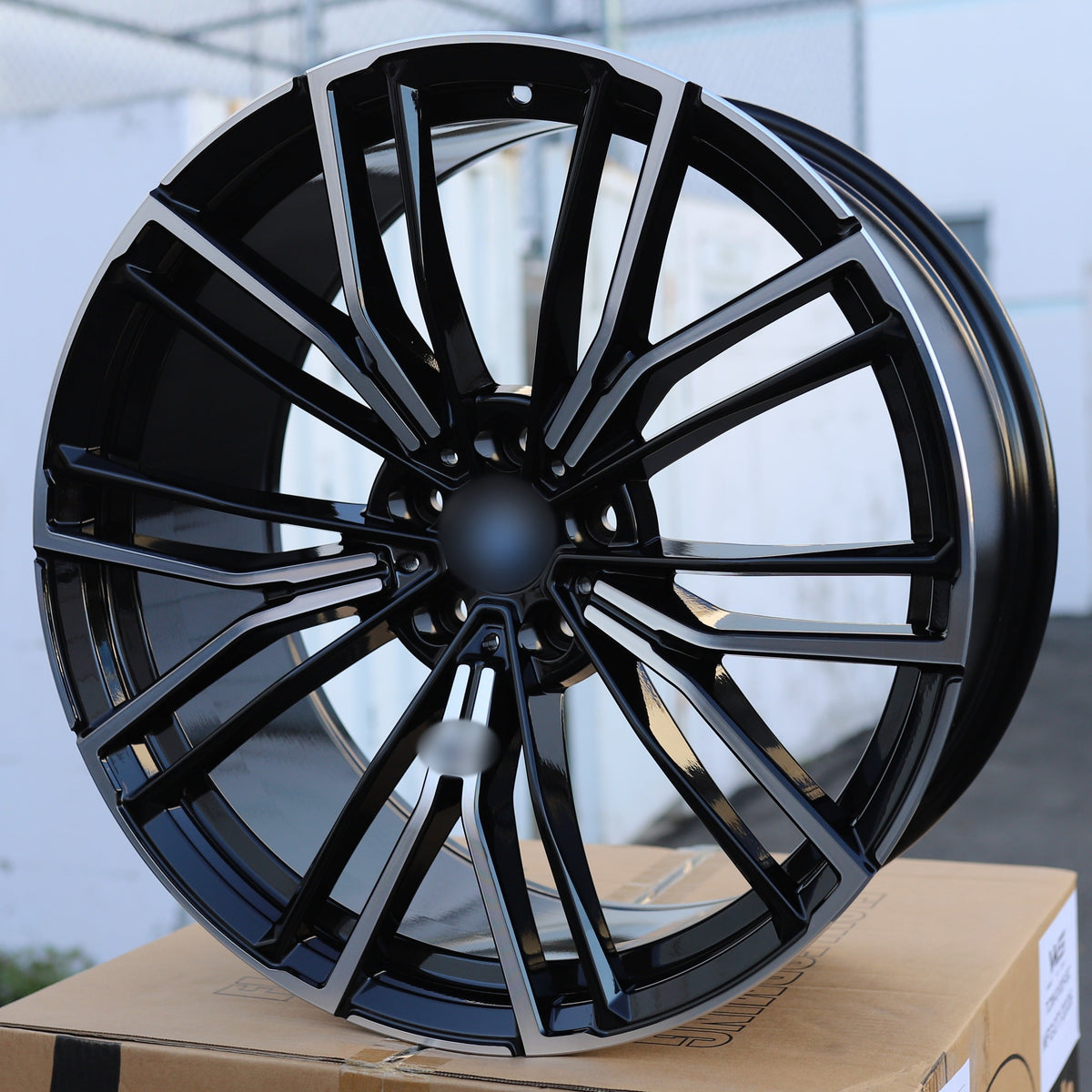 706 Style Wheels Black Machine Face | MS18