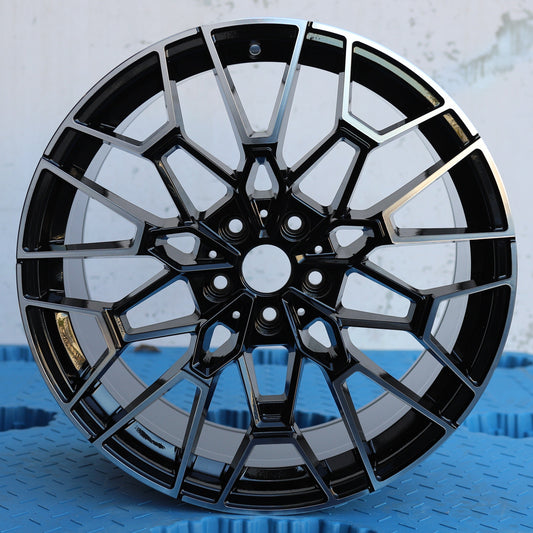 827 CSL Style Wheels Black Machine Face | MS14