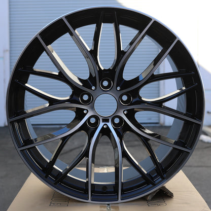 Sport 405 Style Wheels Black Machine Face | MS09