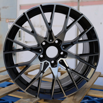 Aftermarket Wheels Black Machine Face | MS21