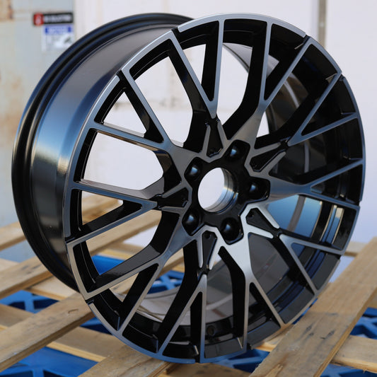 Aftermarket Wheels Black Machine Face | MS21