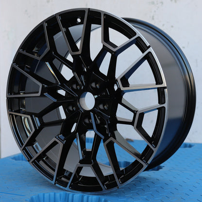 827 CSL Style Wheels Black Machine Face | MS14