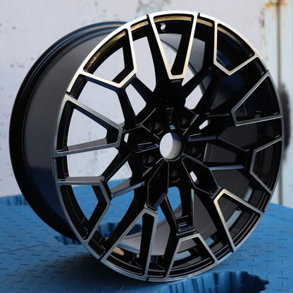 827 CSL Style Wheels Black Machine Face | MS14
