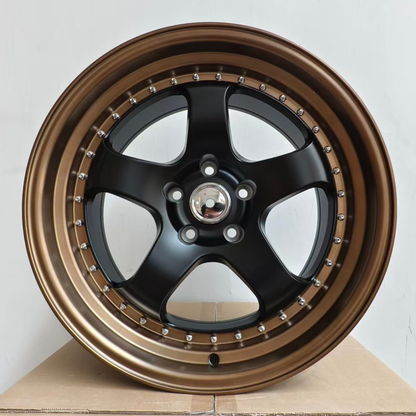 WORK MEISTER S1 Style Wheels Matte Black w/ Bronze Lip | WKS-2