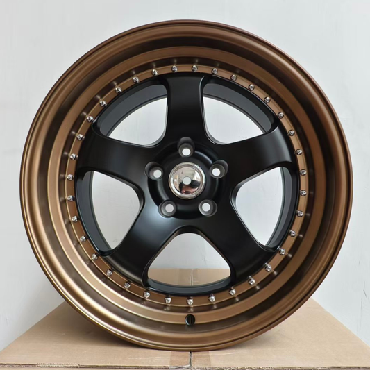 WORK MEISTER S1 Style Wheels Matte Black w/ Bronze Lip | WKS-2