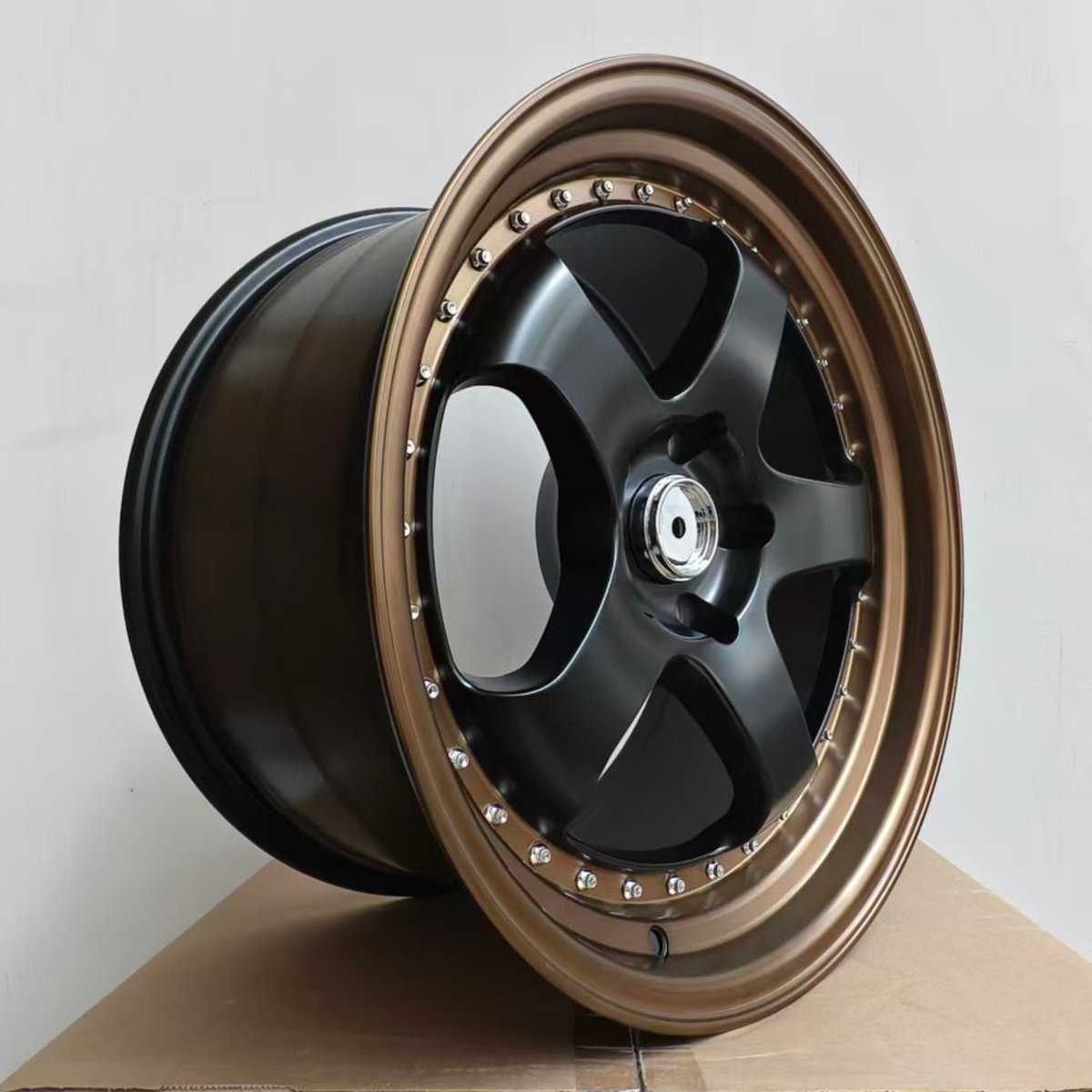 WORK MEISTER S1 Style Wheels Matte Black w/ Bronze Lip | WKS-2