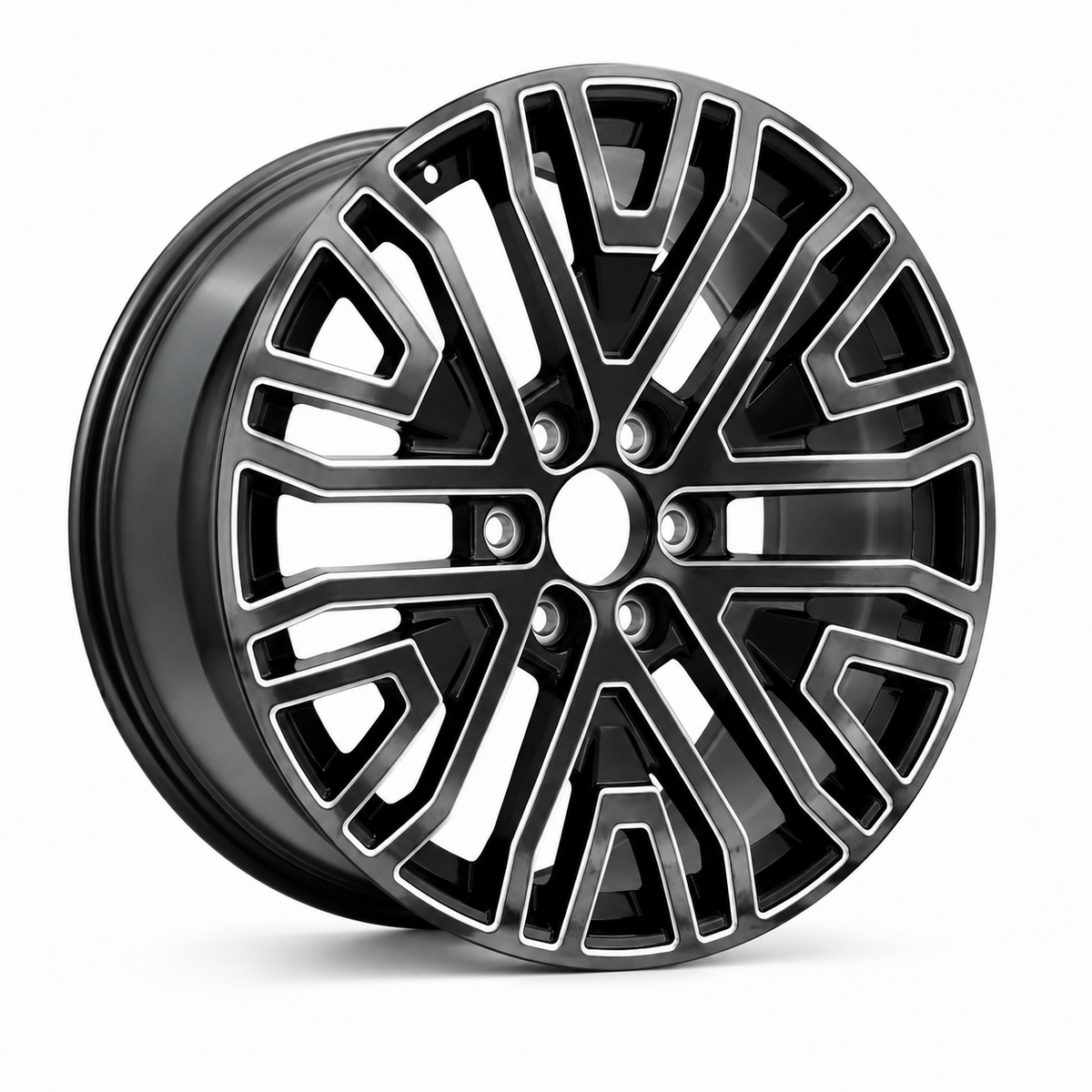 Sierra Yukon Style Wheels Black Milled | GM07