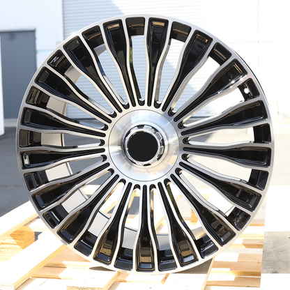 Maybach AMG Style Wheels Black Machined Face | MB08