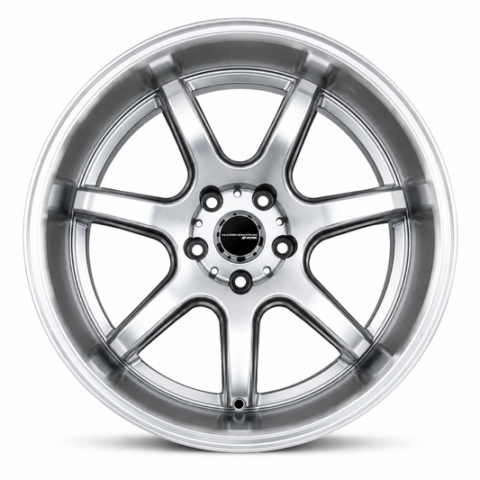 WORK EMOTION T7R Style Wheels Hyper Black Machined Lip | WKS-7