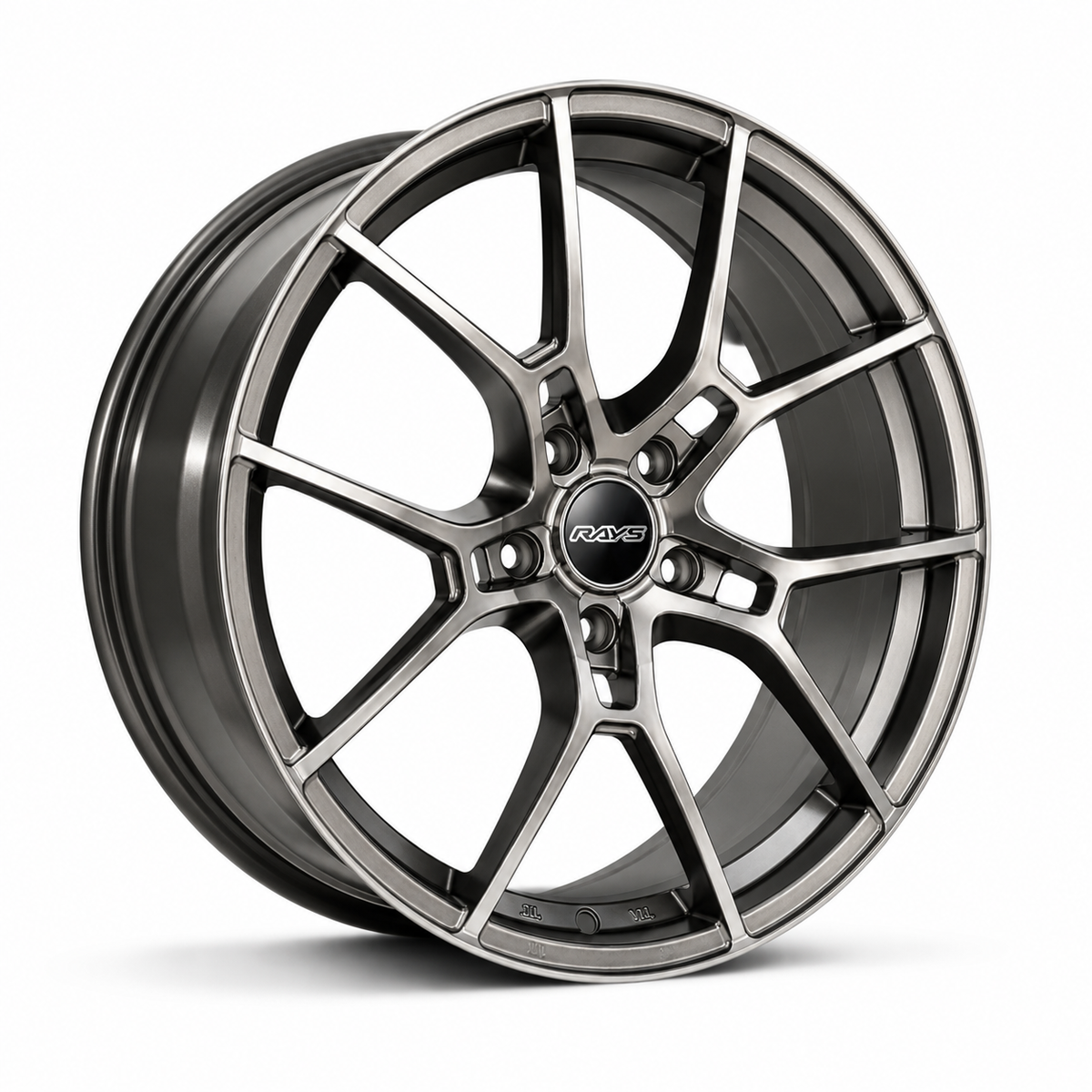 VOLK RAYS G025 Style Wheels Hyper Black | RA-2