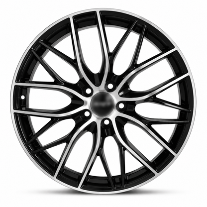 Sport 405 Style Wheels Black Machined Face | MS09