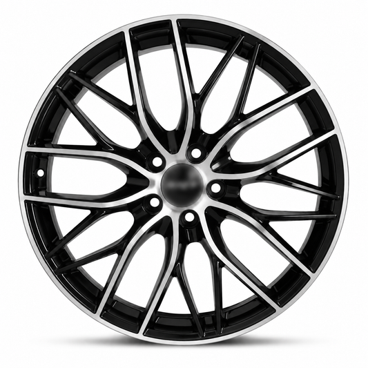 Sport 405 Style Wheels Black Machined Face | MS09