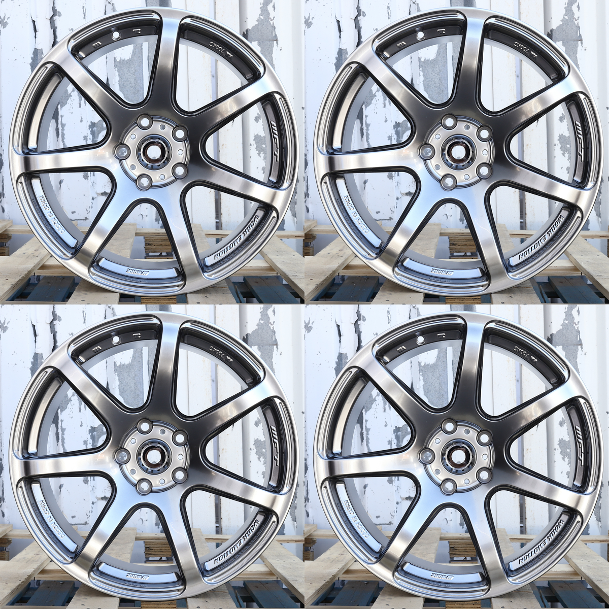 WORK T7R Style Wheels Hyper Black | WKS-5