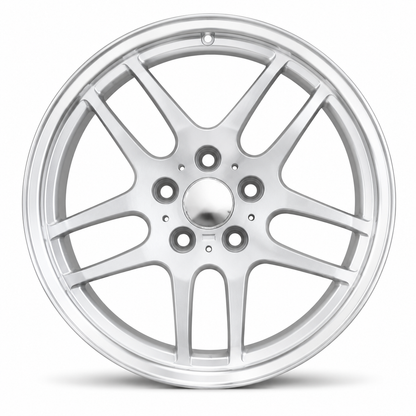 M Parallel 37 Style Wheels Silver Machined Lip | MS01