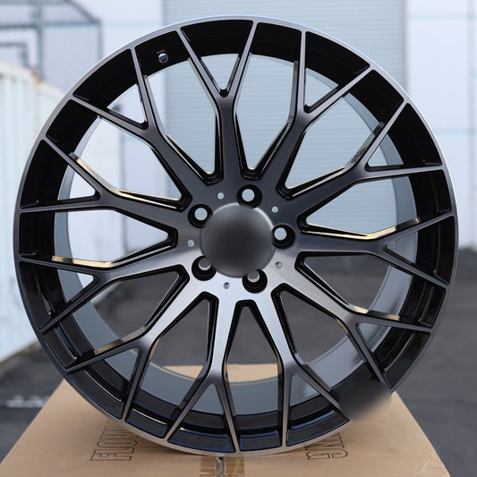 C63 AMG V3 STYLE Wheels Black Machine Face | MB28