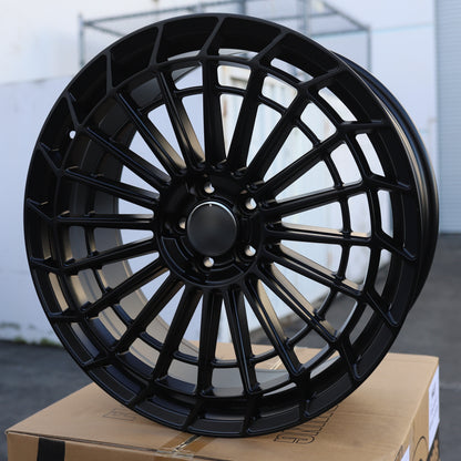 AMG Turbine Mesh Wheels Matte Black | MB17