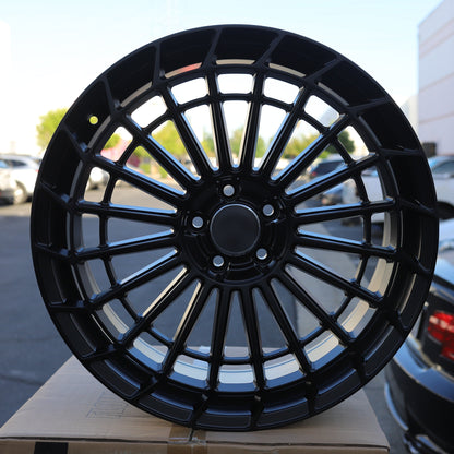 AMG Turbine Mesh Wheels Matte Black | MB17
