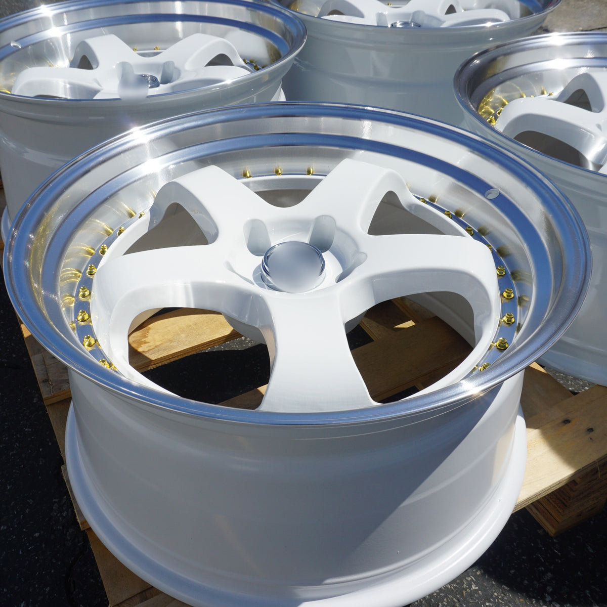 WORK MEISTER S1 Style Wheels White Machined Lip | WKS-2
