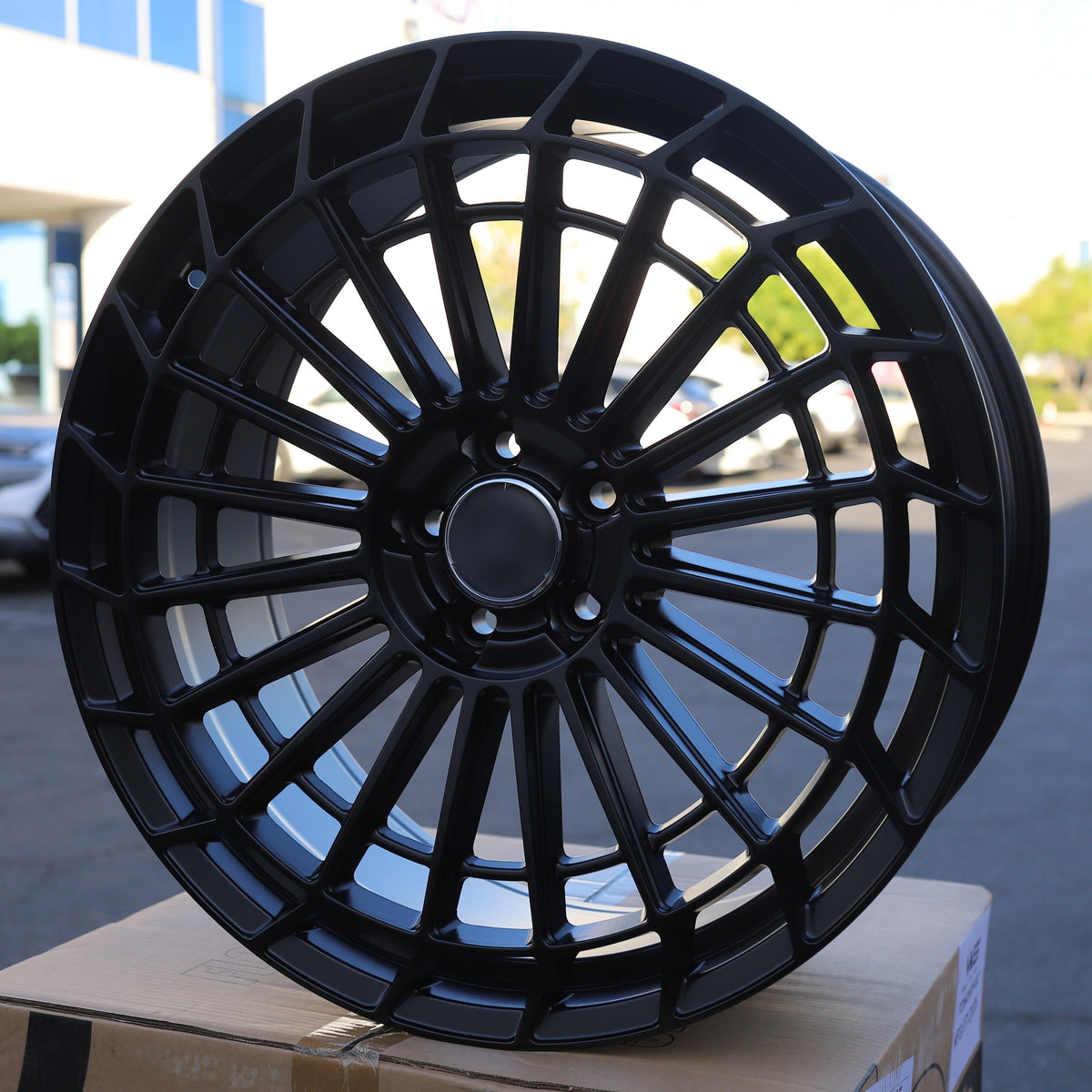 AMG Turbine Mesh Wheels Matte Black | MB17