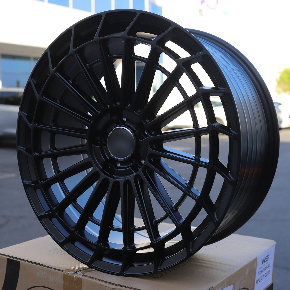 AMG Turbine Mesh Wheels Matte Black | MB17
