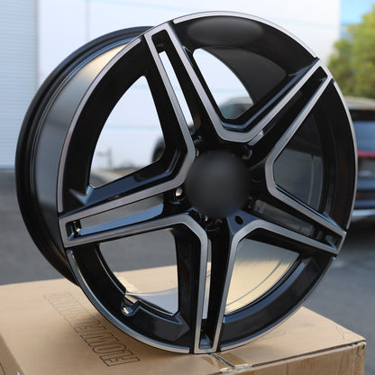 Aftermarket Wheels Black Machine Face | MB30