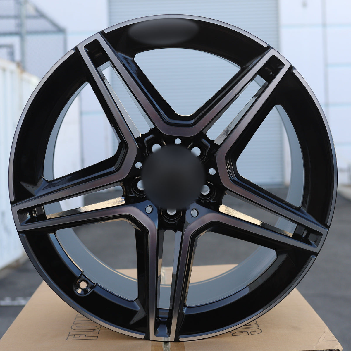 Aftermarket Wheels Black Machine Face | MB30