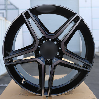 Aftermarket Wheels Black Machine Face | MB30