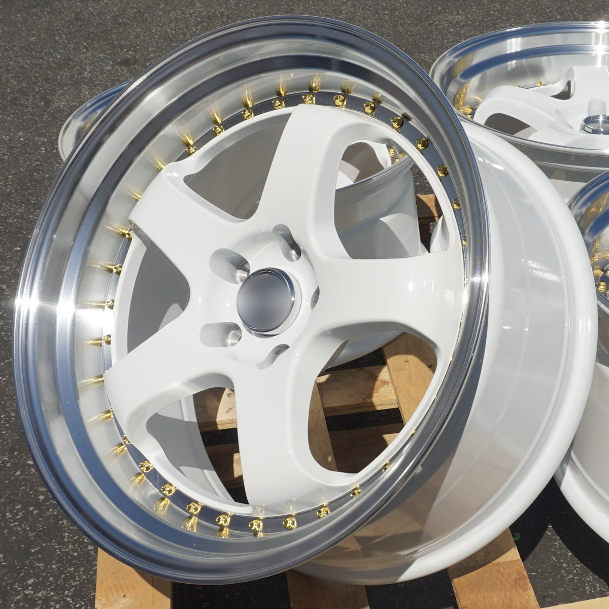 WORK MEISTER S1 Style Wheels White Machined Lip | WKS-2