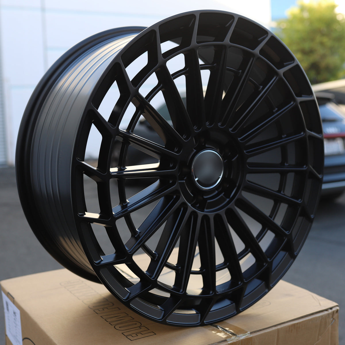 AMG Turbine Mesh Wheels Matte Black | MB17