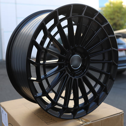 AMG Turbine Mesh Wheels Matte Black | MB17