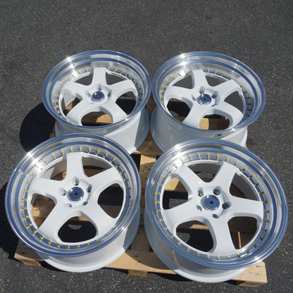 WORK MEISTER S1 Style Wheels White Machined Lip | WKS-2
