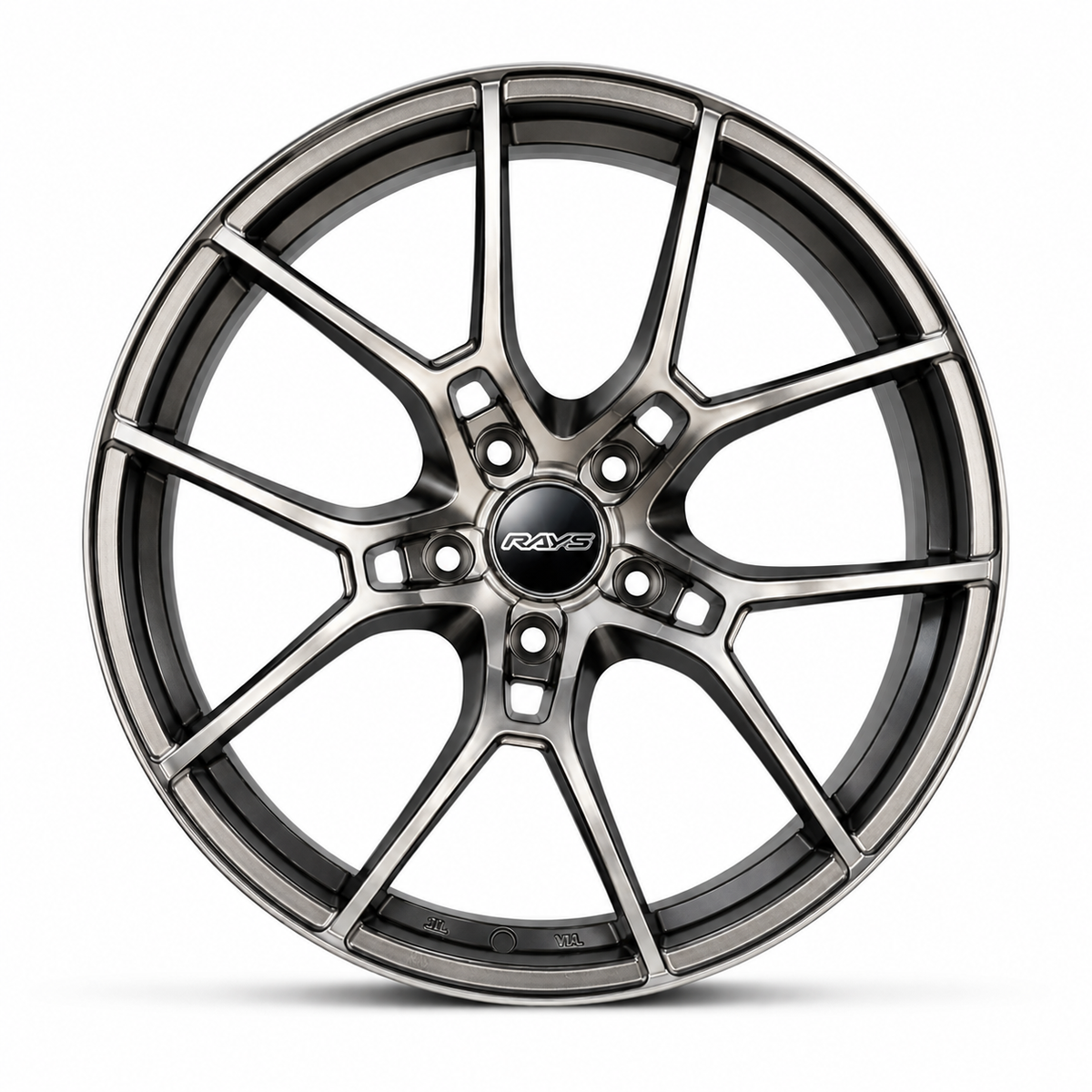 VOLK RAYS G025 Style Wheels Hyper Black | RA-2