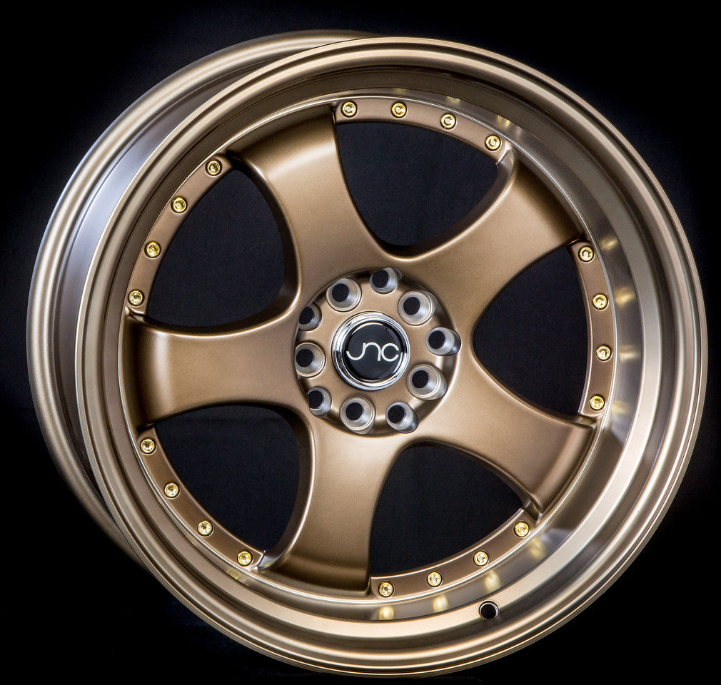 JNC017 Matte Bronze w/ Gold Rivets