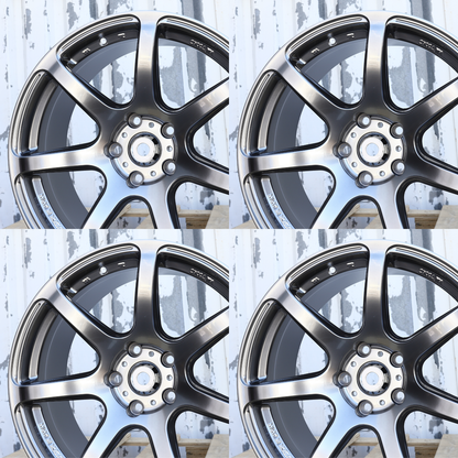 WORK T7R Style Wheels Hyper Black | WKS-5