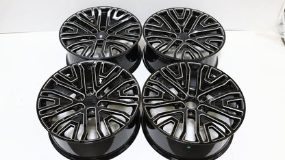 Sierra Yukon Style Wheels Black Milled | GM07