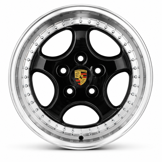 Speedline Style Wheels Black Machined Lip | PS01
