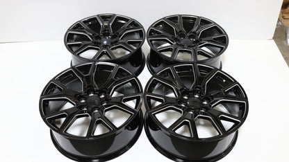 Sierra Yukon Style Wheels Black Milled | GM05
